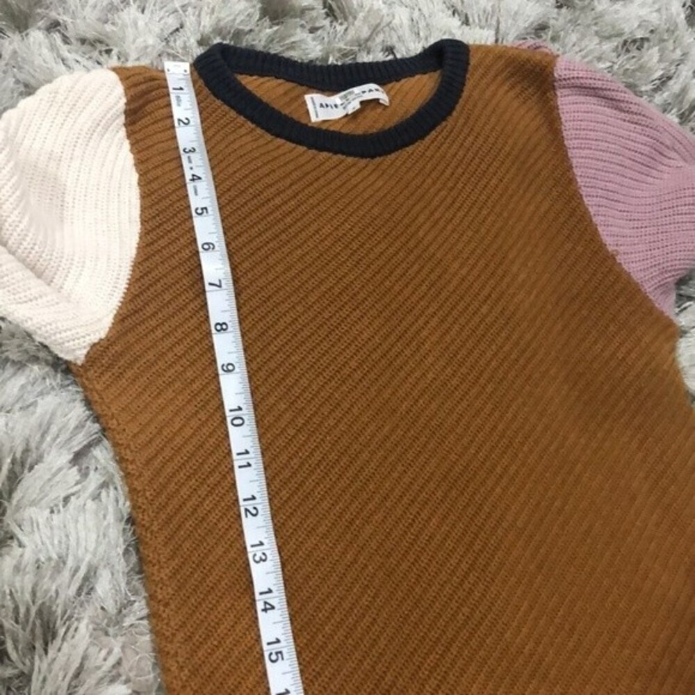 APIECE APART Almeria Button Hem Colorblock Sweater - Picture 7 of 12